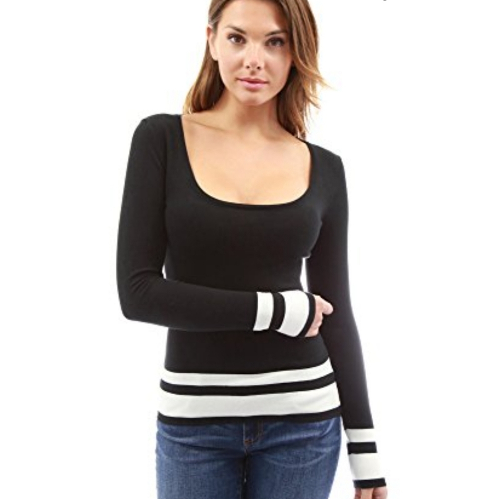 Pattyboutik Scoop Neck Sweater